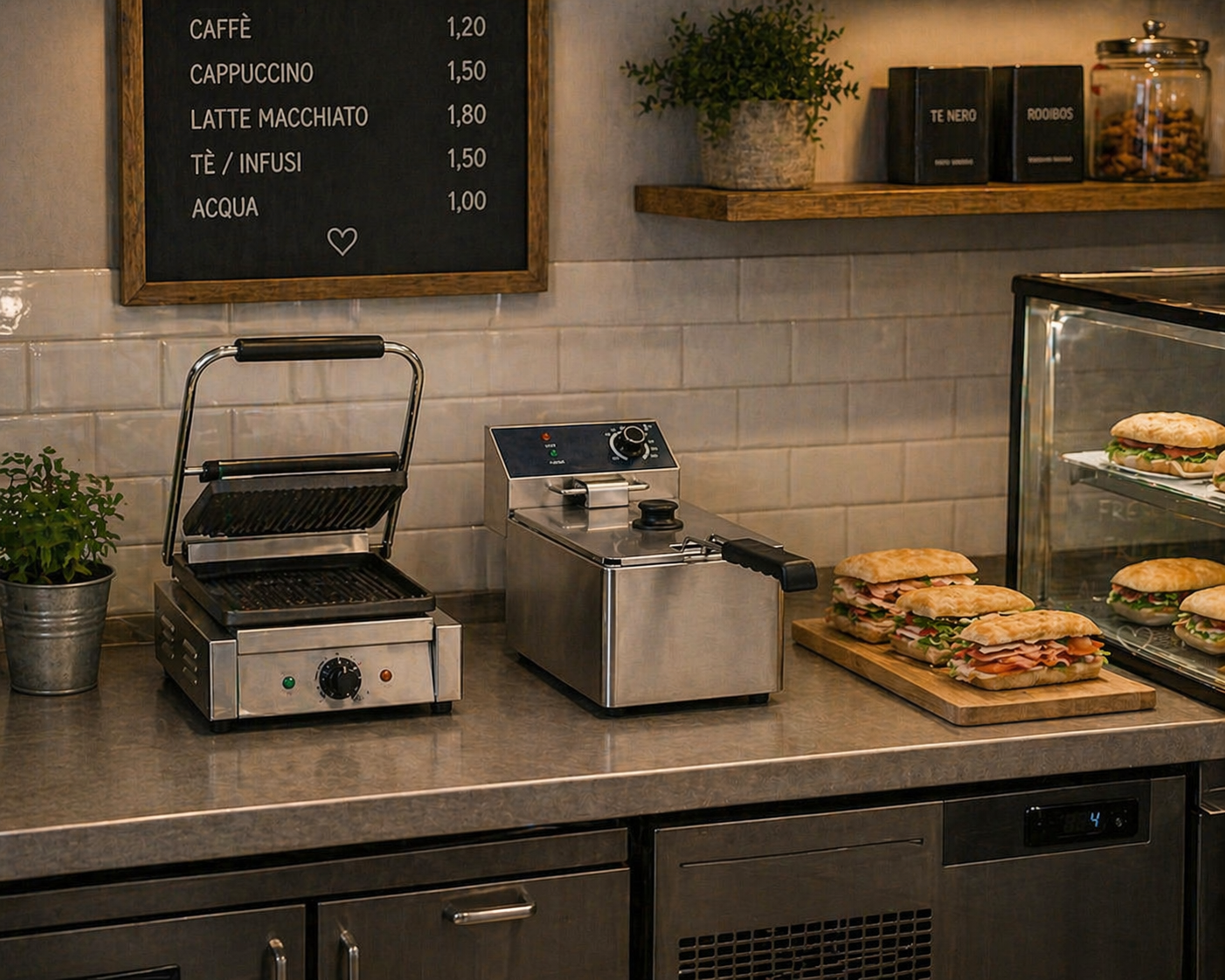 Cottura snack per bar